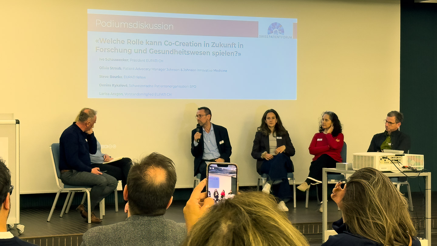 Abschlusspodium am Swiss Patient Forum 2026